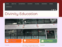 Tablet Screenshot of divinity.edu.sg